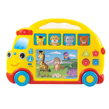 Bebê brinquedos musicais inteligente ônibus para bebê (h0410491)